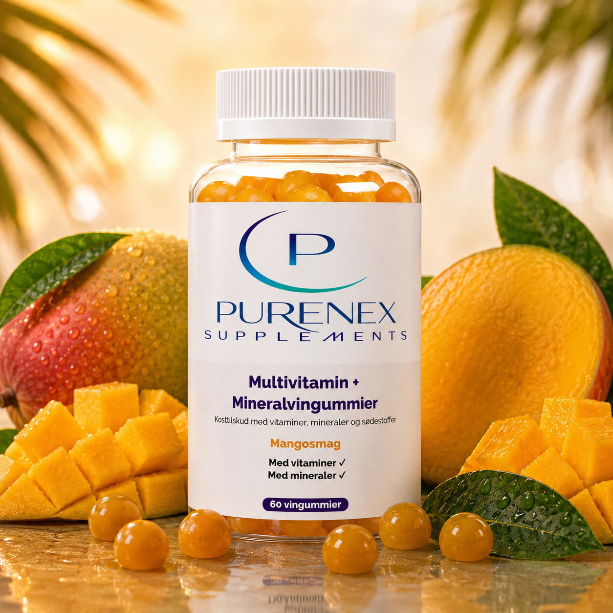 Multivitamin + mineral vingummier – 60 stk.