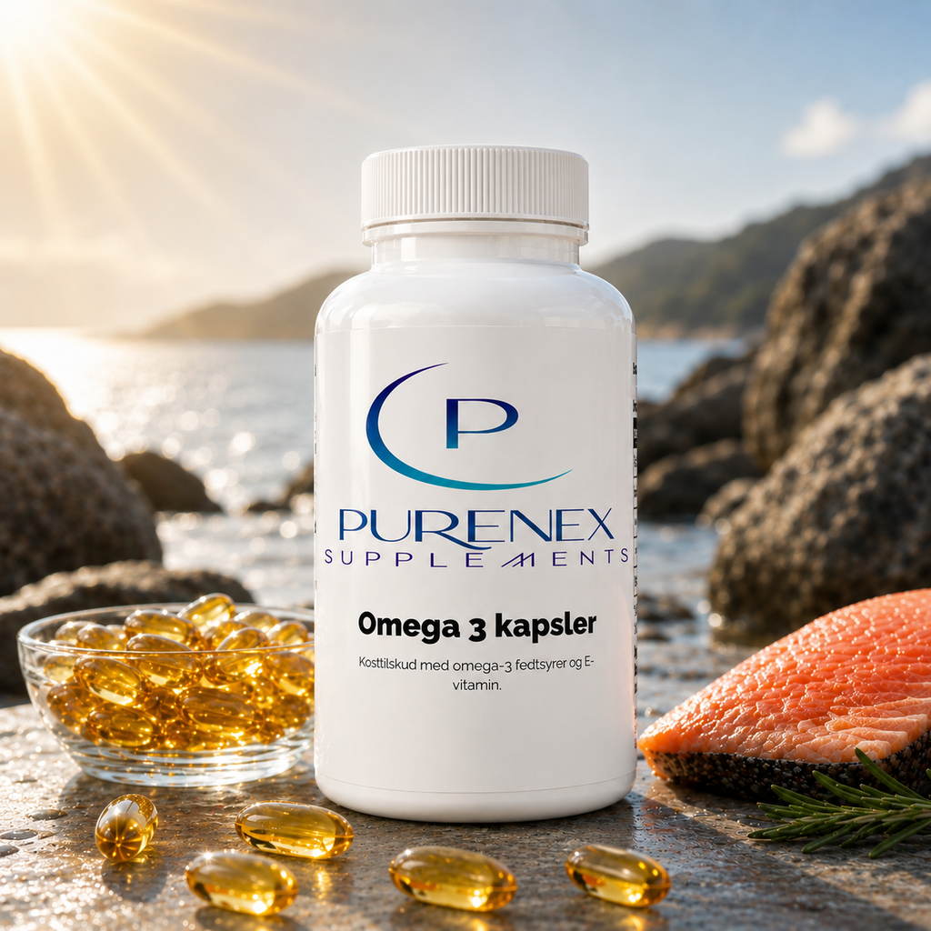 Omega-3 kapsler – 120 softgels.