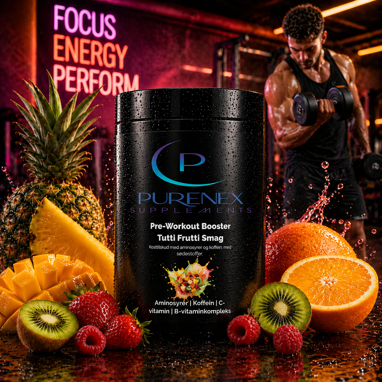 Pre-Workout Booster Tutti Frutti - 520 g.